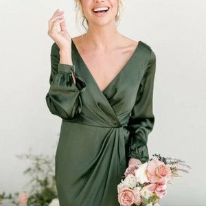 NEW Revelry Vera Satin Dress Size 14